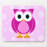 Quem? Sra. Coruja Desenhos animados Mouse Pad