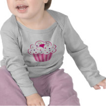 Queque cor-de-rosa tshirt