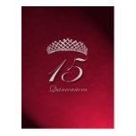 Quinceañera para o 15o aniversário cartão postal