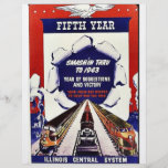 Quinto Uear, quebra dentro completamente a 1943 Panfletos Personalizado