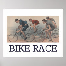 Raça SUPERIOR da bicicleta Impressão