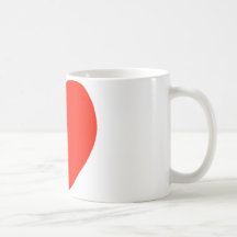 Rachadura do coração caneca