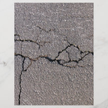 Rachadura na terra em detalhe modelo de panfleto