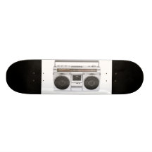 Rádio de Boombox da velha escola Skate Boards