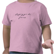 Ragazza di fiore - florista (italiano) tshirt
