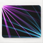 Raias claras roxas e azuis mouse pad