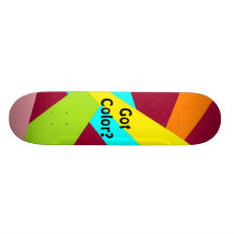 raias da cor, obtidas a cor? skate