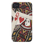 Rainha da caixa dos corações iPhone4/4S Capas iPhone 4