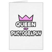 Rainha da fotografia cartoes