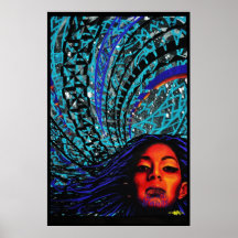 Rainha da ilha impressão
