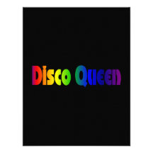 Rainha do disco do arco-íris convite personalizados