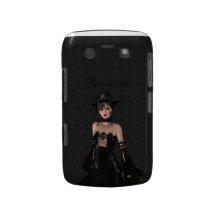 Rainha gótico bonita corajosa de Blackberry Capa Blackberry Case-Mate