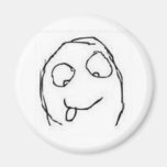 Raiva de Herp Derp cómica Imã De Geladeira