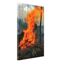 Raiva - poster das canvas da véspera de plenos Ver Impressão Em Canvas