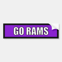Ram - branco roxo preto adesivos