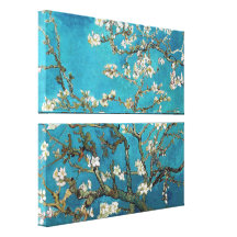 Ramos da amêndoa na flor, Vincent van Gogh Impressão De Canvas Esticadas
