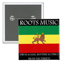 Rasta - leão da bandeira de Etiópia da música das  Botons