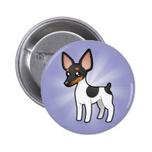 Rato Terrier dos desenhos animados/Fox Terrier do  Botons