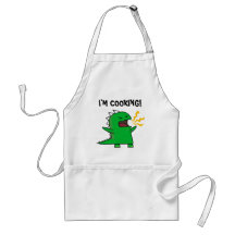 RAWR Dino - customizável! Aventais