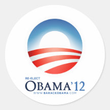 Re-Elect Obama 2012 Adesivo