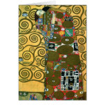 Realização (o abraço) por Gustavo Klimt Cartoes