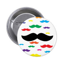 rebanho do ARCO-ÍRIS do bigode Botons