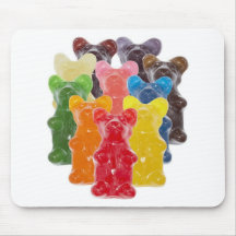 Rebanhos gomosos bonitos engraçados do urso mousepad