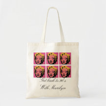 receba de volta a 90s Marilyn Bolsas De Lona