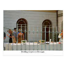 Recepção de casamento em Menaggio Cartões Postais