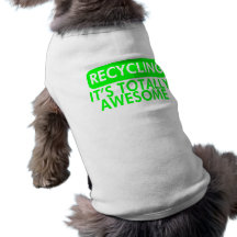 Recicl, é impressionante (o verde) roupa para pet