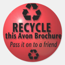 RECICL ESTE FOLHETO ADESIVOS