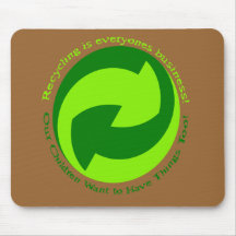 Reciclar da ajuda todos mouse pads