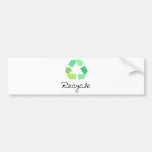Reciclar! Design verde para a ecologia! Adesivos
