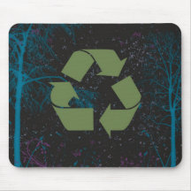 reciclar do grunge mousepad