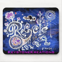 Reciclar por favor mouse pads
