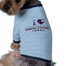 Reciclar, Texas Camisa Para Caes