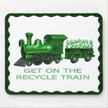 RECICLAR TRAIN-MOUSEPAD