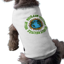 Recuperação reusar camisetas para cães