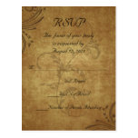 Redemoinho antigo de Teastain do vintage que Weddi Cartões Postais
