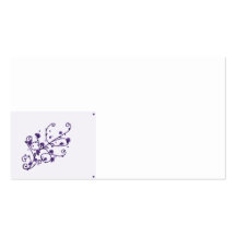 Redemoinho roxo cartoes de visitas