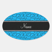 Redemoinhos conhecidos personalizados dos azul-céu adesivos
