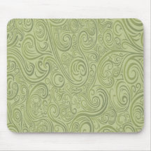 Redemoinhos da verde azeitona mousepad