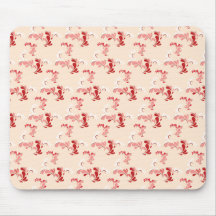 Redemoinhos femininos do rosa mouse pad