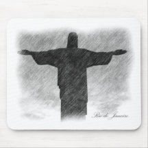 Redentor 1 do cristo mousepads