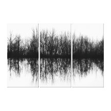 Reflexões Impressão De Canvas Envolvidas