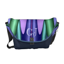 Refrigere a bolsa mensageiro artística abstrata co