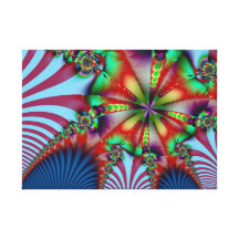 Refrigere canvas abstratas do Fractal Impressão De Canvas Esticada