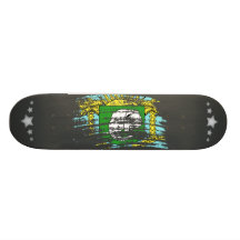 Refrigere o design costa-marfinense da bandeira skate