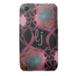 Refrigere o iPhone abstrato 3case com monograma Capas iPhone 3