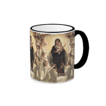 Regina Angelorum por Bouguereau, anjos do Victoria Caneca
